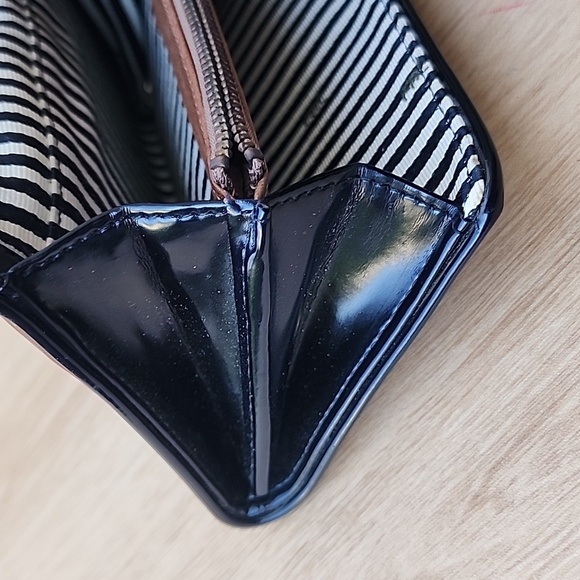 L.A.M.B. Brown Black and White Wallets with Structured Design - Picture 13 of 14